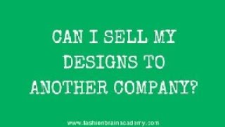 How to sell your clothing designs to companies?