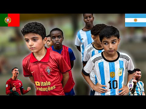 Argentina vs Portugal  - jogo INSANO🔥 Copa Santa