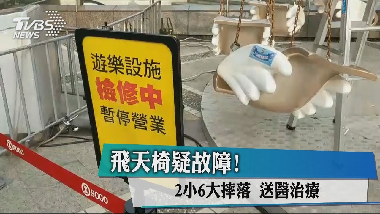 快訊/兒童節驚魂!設施故障 2小6大摔落送醫