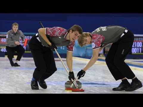 CURLING: RUS-ITA World Junior Chps 2014 - Men Draw 7