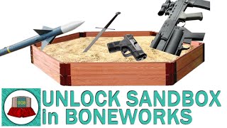 How to find and install the SANDBOX mod for BONEWORKS