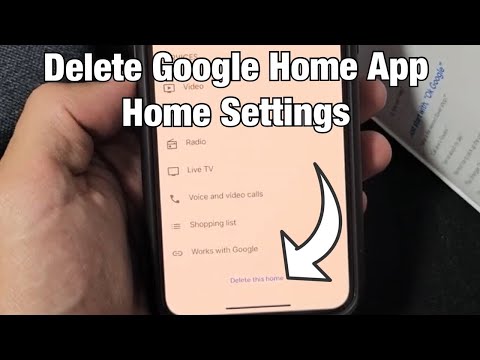 Google Home App: How to Delete/Reset Home Settings