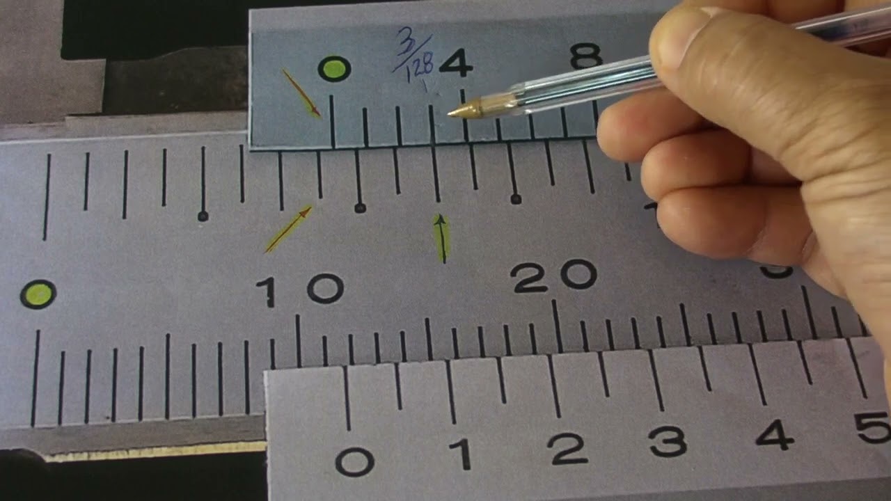 POLEGADA  ESCALAS  64  e 128 - PARTE  1- PROF. MAÉRCIO