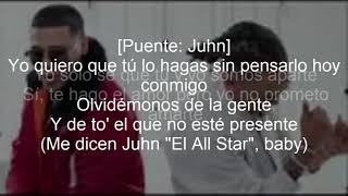 LETRA CONFÍA REMIX JUHN  ft  OZUNA
