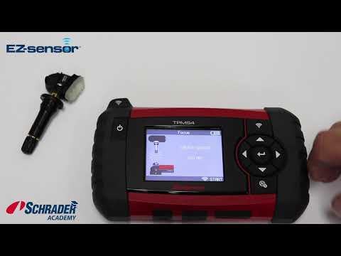 Program Schrader's EZ-sensor using the Snap-on TPMS4 tool