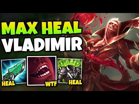 WTF?! VAMPIRE VLADIMIR CAN LEGIT HEAL THROUGH ANYTHING! (STEAL HEALTH) - League of Legends