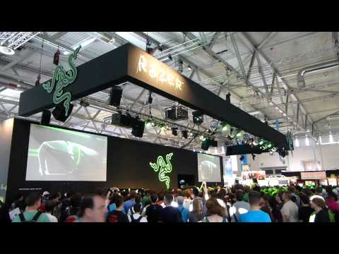 Gamescom 2012 HD - Razer Show Clip