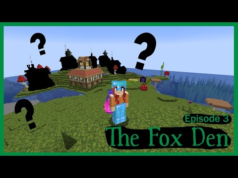 Custom Minecraft Village with Occupations! Fox Den SMP Episode 3