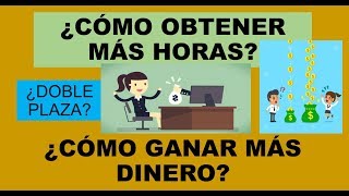 Soy Docente: ¿OBTENER MÁS HORAS? ¿DOBLE PLAZA?