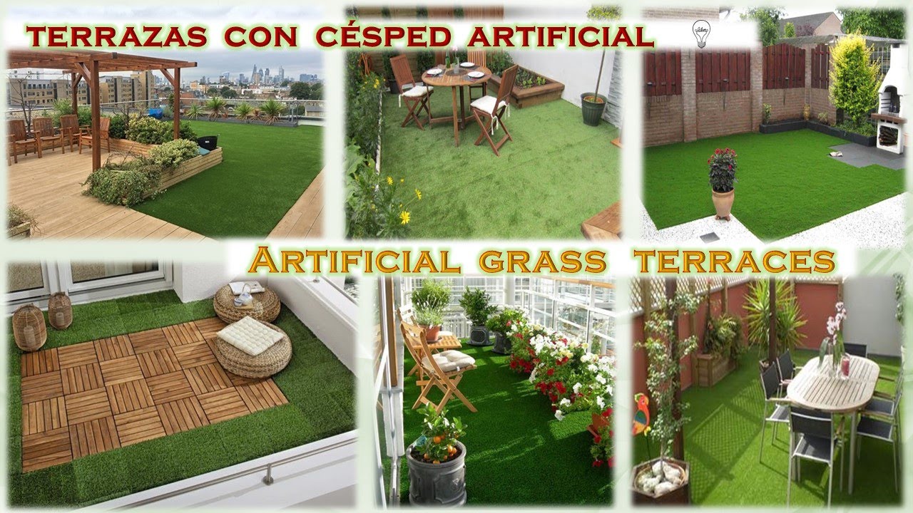 Terrazas con cesped artificial ✔✔ Terraces with artificial grass