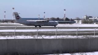 preview picture of video '[FULL HD] ATR 72-500 take off from Boryspil (UKBB) Взлёт с Борисполя'