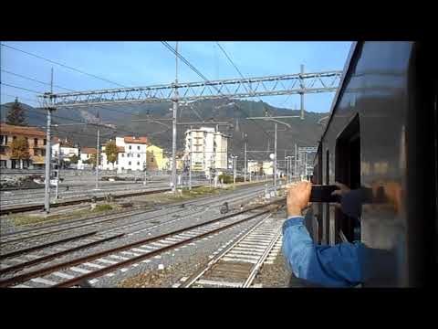 Treno storico Genova Brignole-Arquata Scrivia del 2017 L'arrivo del treno storico a Ronco Scrivia
