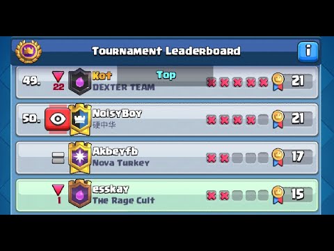 Early Royal Tournament with 3.0 Xbow — Live Gameplay — Clash Royale