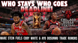 Marc Stein FUELS Coby White & Ayo Dosunmu Trade Rumors 👀 | Bulls’ Trade Leverage SURGING at Deadline