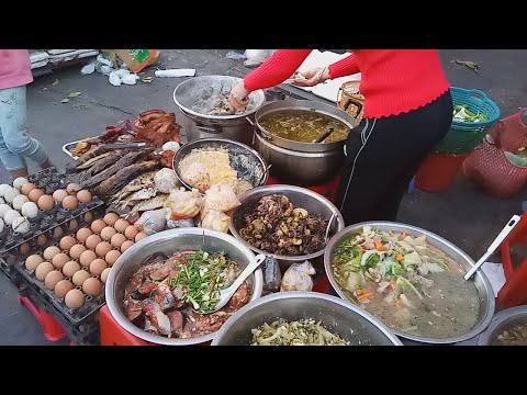 Mixed Street Food - My Travel Around Market In Phnom Penh - Food Near Me