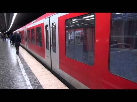 S-Bahn Hamburg - Züge der City S-Bahn im Tunnel [1080p]