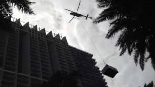 Cal Spas Ultimate Fitness Swim Spa F1239 in Hawaii Helicopter Lift