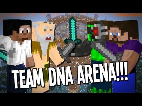 Minecraft PvP: REMATCH!!! B-Team Takes On The Team DnA Arena!!!