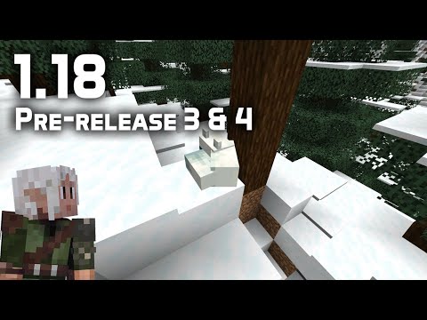 What's New in Minecraft 1.18 Pre-release 3 & 4?