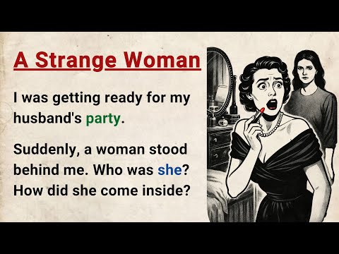 Learn English through Stories Level 3 ⭐ A Strange Woman - Improve your English | English Audio Story