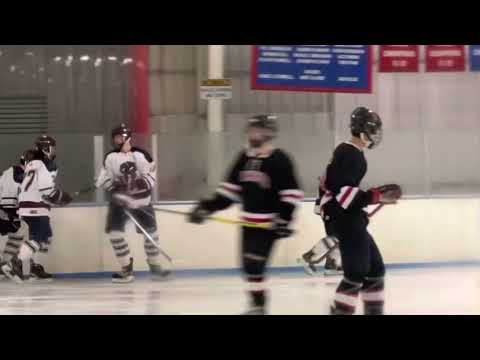 Belmont’s Cam Fici beats Winchester goalie Max Lowenberg for 4-0 lead on Jan.   5, 2022.