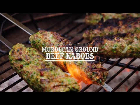 Kefta (Moroccan Ground Beef Kabobs)