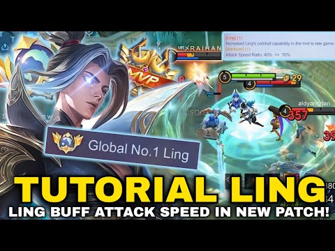 TUTORIAL LING 2026 LING BUFF ATTACK SPEED IN NEW PATCH!! | LING BEST BUILD & EMBLEM 2026