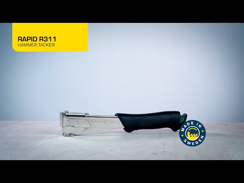 رابيد دباسة خشب مطرقة، ارتفاع الدبوس (6-12 مم)، دبابيس رقم 140، صنع في السويد R311 video