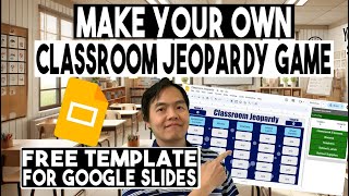 Free Classroom Jeopardy Google Slides Template - 25 Questions