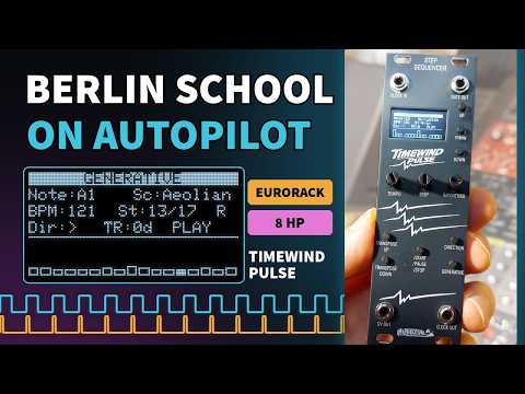 Bigzun TIMEWIND PULSE: Berlin School Generative Step Sequencer Eurorack Module 8HP image 7