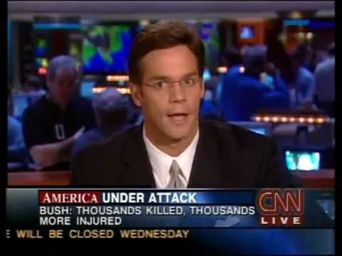 CNN 9/11 LIVE TV Coverage 10:30 P.M - 10:45 P.M