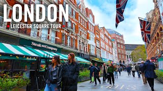 London Walking Tour 4K – Leicester Square to Seven Dials