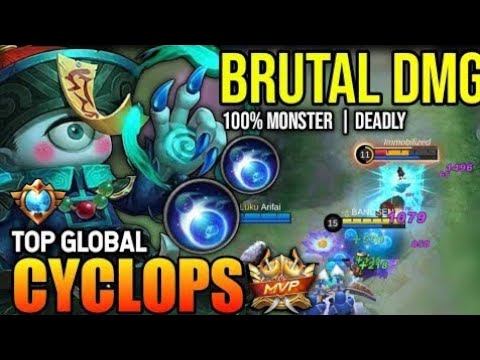 Cyclops MVP Best Build 2023 Unstoppable  - Build Top 1 Global Cyclops ~ Mobile Legends (MLBB)