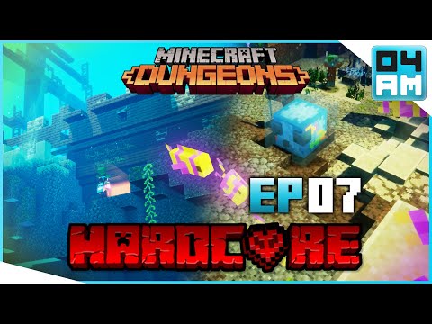 04AM - I CAN'T BREATHE! - HARDCORE 1 Life Gameplay - Minecraft Dungeons: Episode 7 Season 3