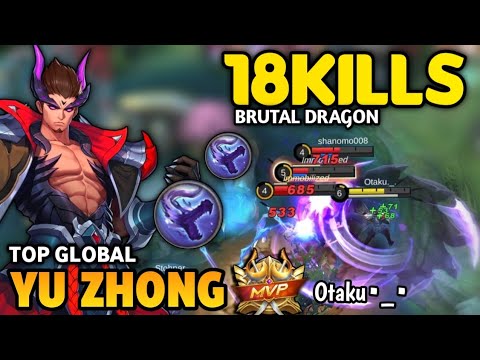 YU ZHONG BEST BUILD 2022 | TOP GLOBAL YU ZHONG GAMEPLAY | MOBILE LEGENDS ✓