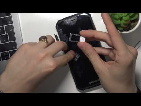 Как вставить карту памяти в Doogee S40 / Сим карта в DOOGEE S40
