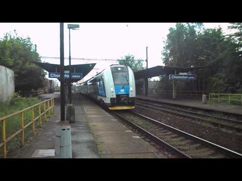 Odjezd vlaku Os 6823 (ČD 440.005) - Chomutov město, 4. 6. 2013