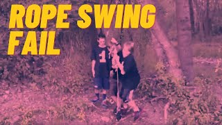 preview picture of video 'Rope Swing FAIL'