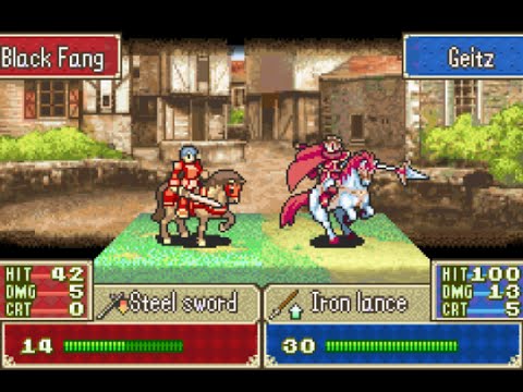 Fire Emblem 7 Eubans Randomizer: Part 43 - Geitz and the Fiery Steed