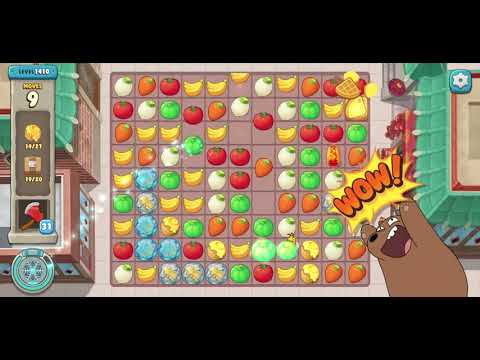 We Bare Bears Match3 Repairs Level 1410 - No Boosters