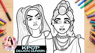Drawing Mira reacts toRumi's dramatic outfit 👁️ K-Pop Demon Hunters 2 |rumi golden |K-Pop Characters