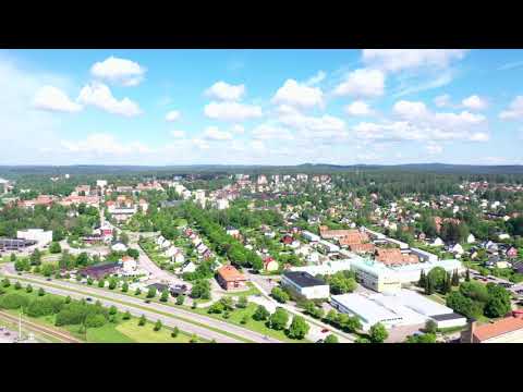 Fagersta, från 90 meters höjd