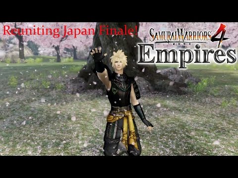 Samurai Warriors 4: Empires | Cloud Strife PS4 Walkthrough Part 20: Reuniting Japan Ending {English}