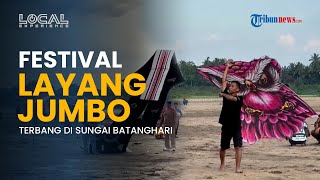 Keseruan Menerbangkan Layang-layang Jumbo di Festival Batanghari Provinsi Jambi!