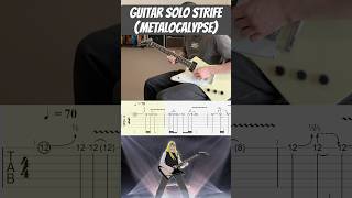 Skwisgaar Skwigelf’s Solo - Guitar Solo Strife (Guitar Cover with TABS) TV show Metalocalypse S4 Ep5