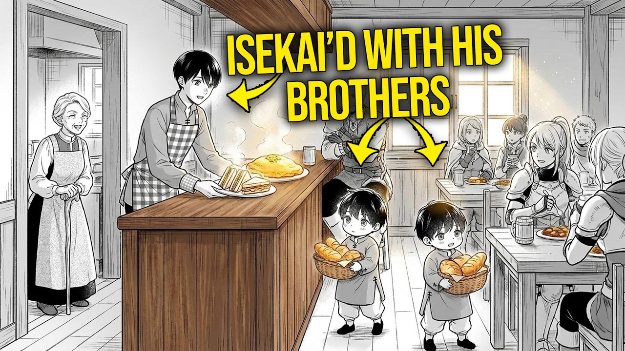 ISEKAI'D With His 2 Brothers, His GOD-TIER Cooking Made S-Rank Adventurers Beg For His Food l Manga