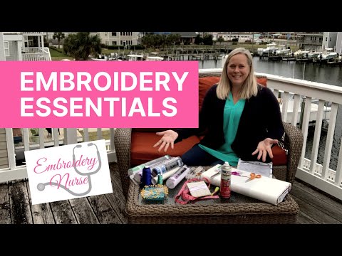 Machine Embroidery Essential Supplies - Beginner Embroidery