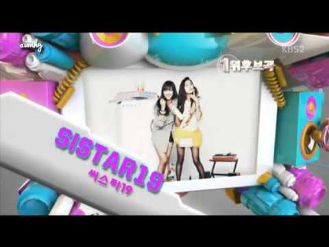 130222 Today No 1 Nominee Sistar 19 vs Baechigi