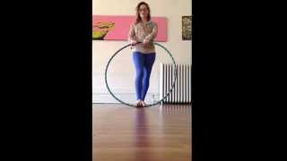 How to open/close a collapsible hula hoop