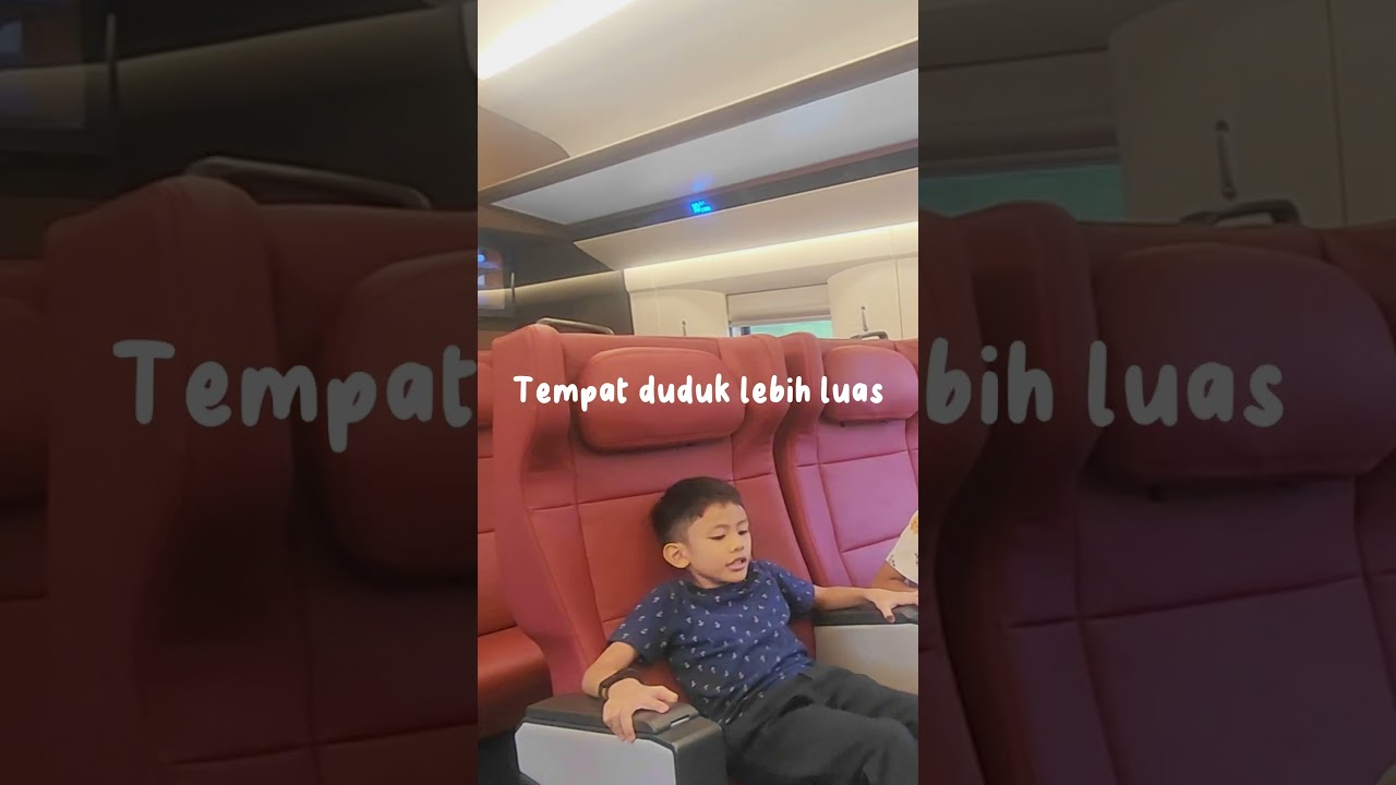 Business Class di Kereta Cepat Whoosh emang beda! Lebih lega & nyaman! #keretacepat #whoosh #kcic